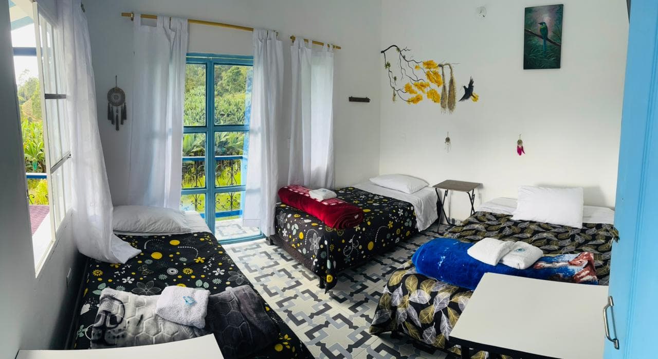Dortoir Backpacker — 4 lits · salle de bain partagée